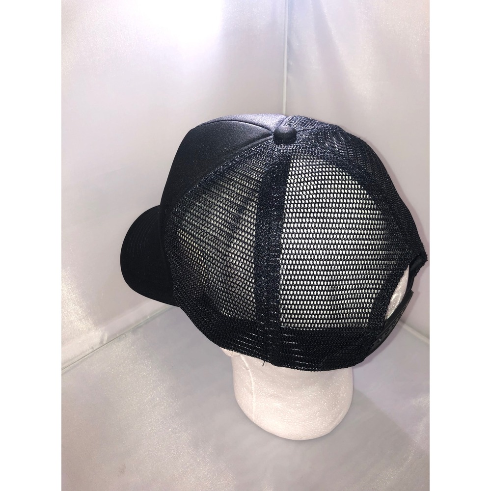 LavaBox Portable Campfire Trucker Hat Black Flame Logo Snapback Mesh Cap - Picture 3 of 9